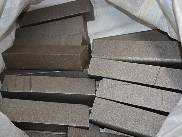 原料纯铁切割方钢